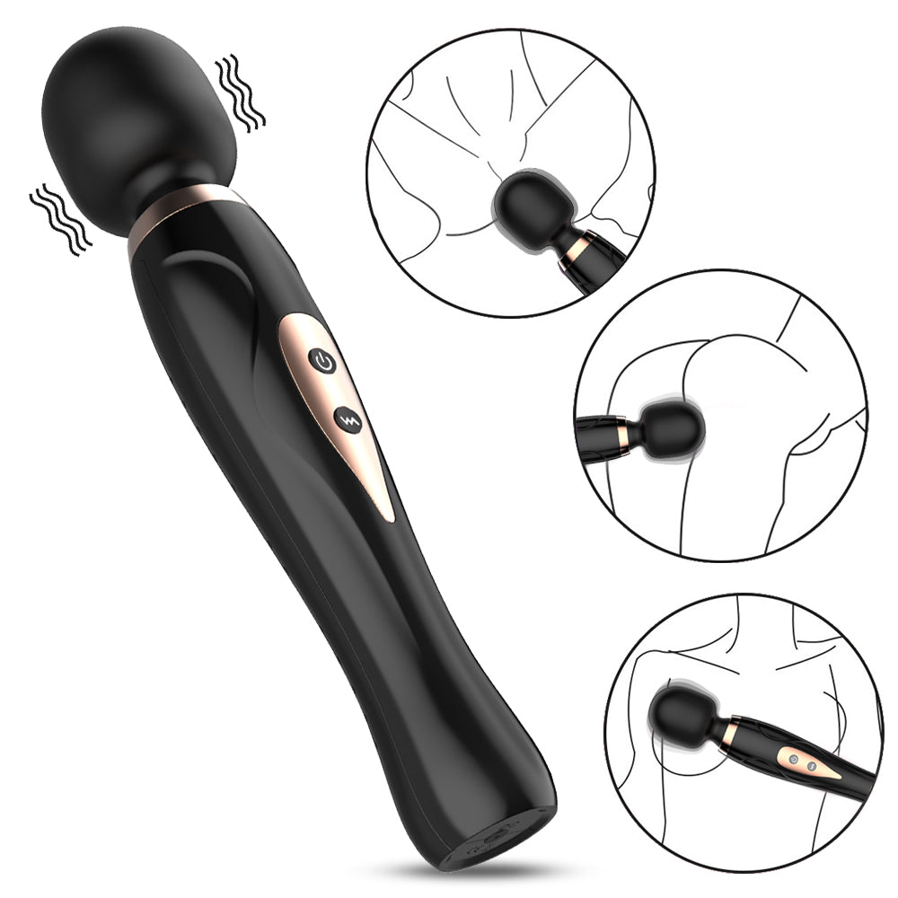 New Cordless wand massager sex with 10 vibration modes rechargeable waterproof vibrator sex toy women