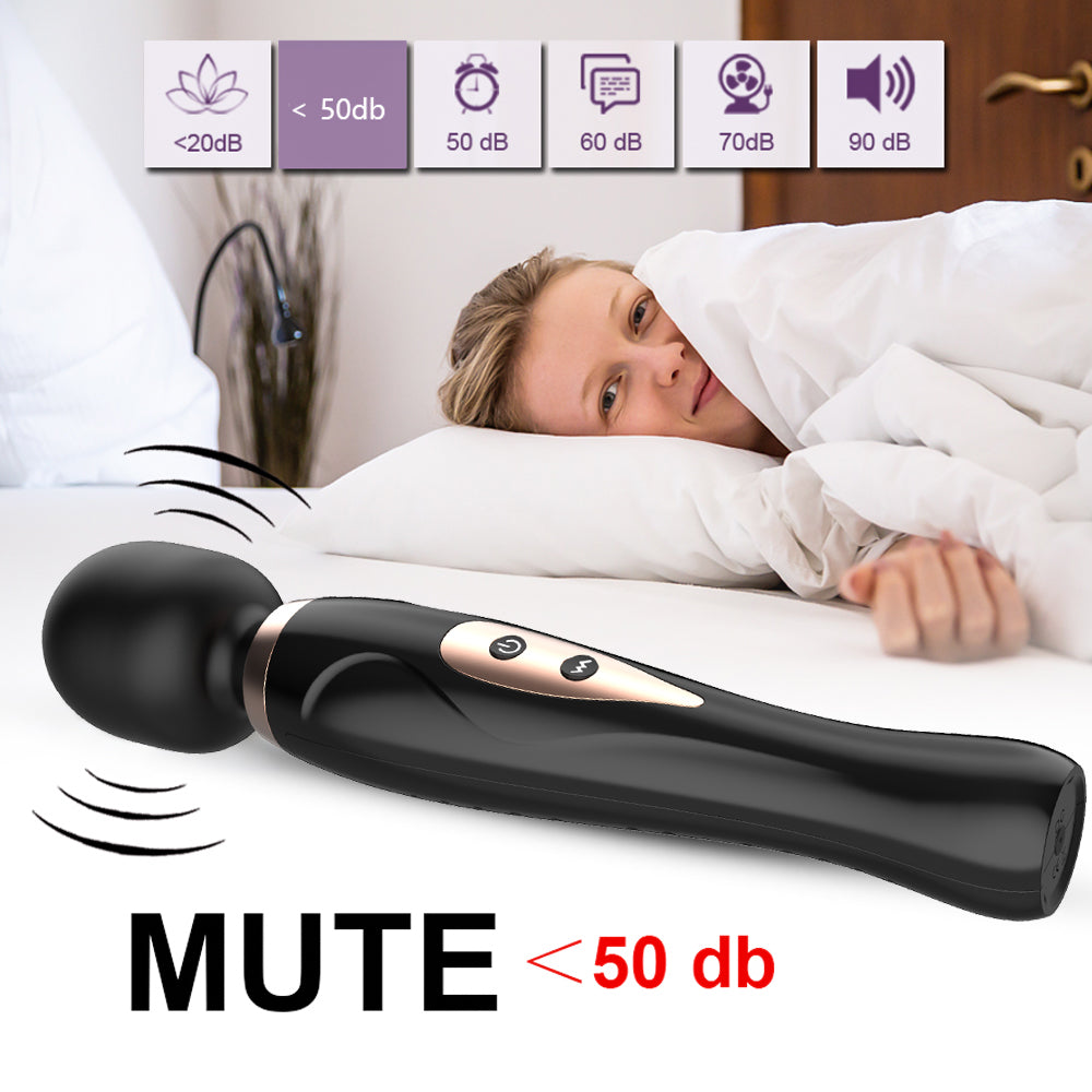 New Cordless wand massager sex with 10 vibration modes rechargeable waterproof vibrator sex toy women