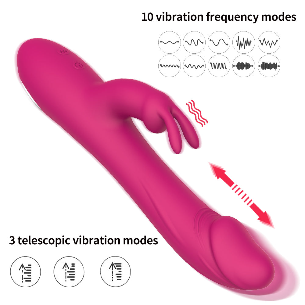Adult Silicone Bullet Vibradores Sexual Clitoral Pussy G Spot Dildo Rabbit Vibrator For Women Sex Toy WZ013
