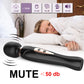 New Cordless wand massager sex with 10 vibration modes rechargeable waterproof vibrator sex toy women