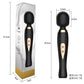 New Cordless wand massager sex with 10 vibration modes rechargeable waterproof vibrator sex toy women