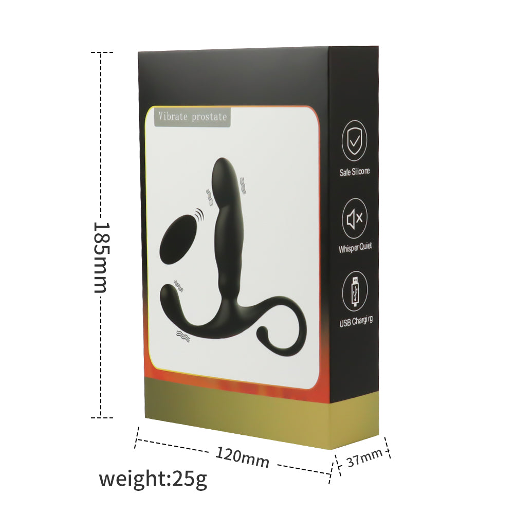 Vibrating Prostate Massager Sex Toy, Anal Sex Toys Vibrator with 10 Vibration Modes, Remote Controlled Anal Plug Adult Sex Toys for Men, Women and Couple