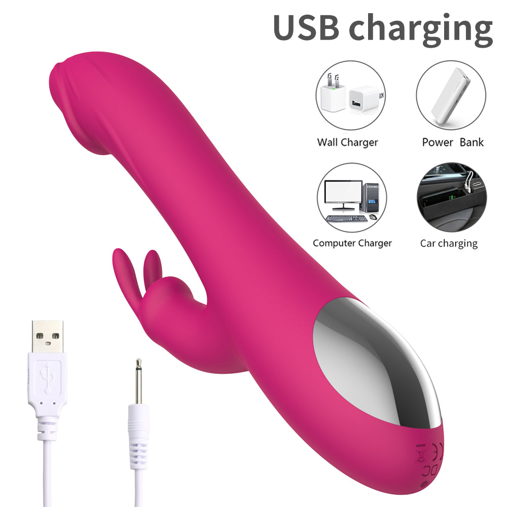 Adult Silicone Bullet Vibradores Sexual Clitoral Pussy G Spot Dildo Rabbit Vibrator For Women Sex Toy WZ013