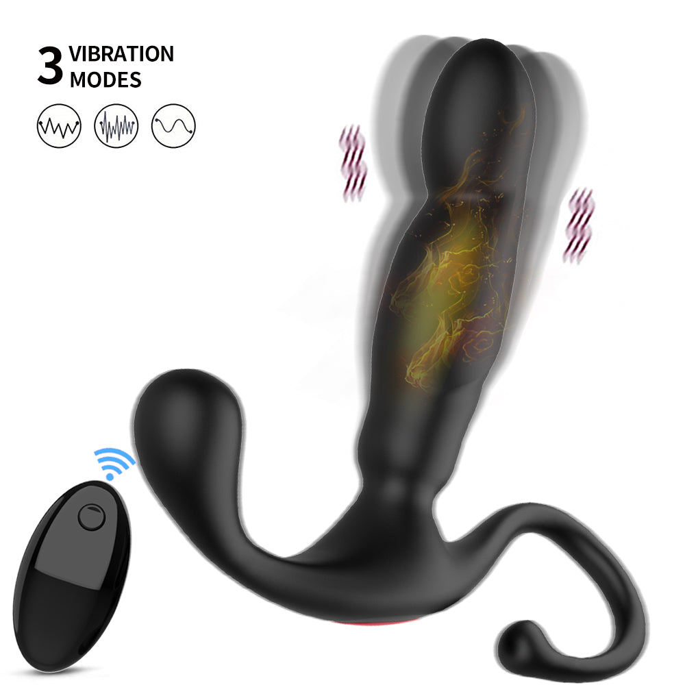 Vibrating Prostate Massager Sex Toy, Anal Sex Toys Vibrator with 10 Vibration Modes, Remote Controlled Anal Plug Adult Sex Toys for Men, Women and Couple