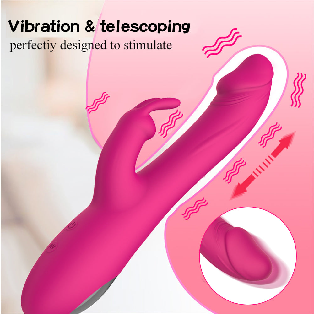 Adult Silicone Bullet Vibradores Sexual Clitoral Pussy G Spot Dildo Rabbit Vibrator For Women Sex Toy WZ013