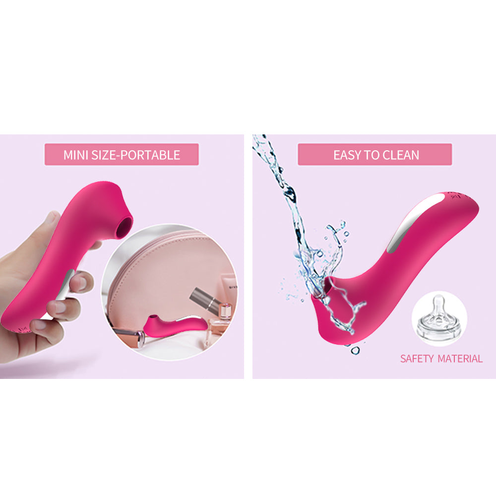 Amazon Rechargeable Silicone Adult Female Nipple Stimulator Vagina masturbating Oral Sex Toy Clitoral Sucking Vibrator For Women