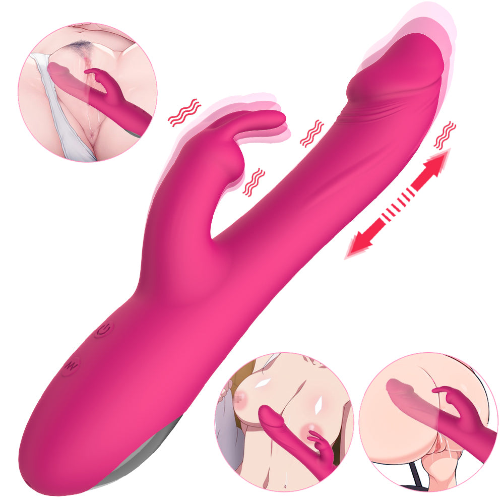 Adult Silicone Bullet Vibradores Sexual Clitoral Pussy G Spot Dildo Rabbit Vibrator For Women Sex Toy WZ013