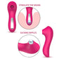 Amazon Rechargeable Silicone Adult Female Nipple Stimulator Vagina masturbating Oral Sex Toy Clitoral Sucking Vibrator For Women