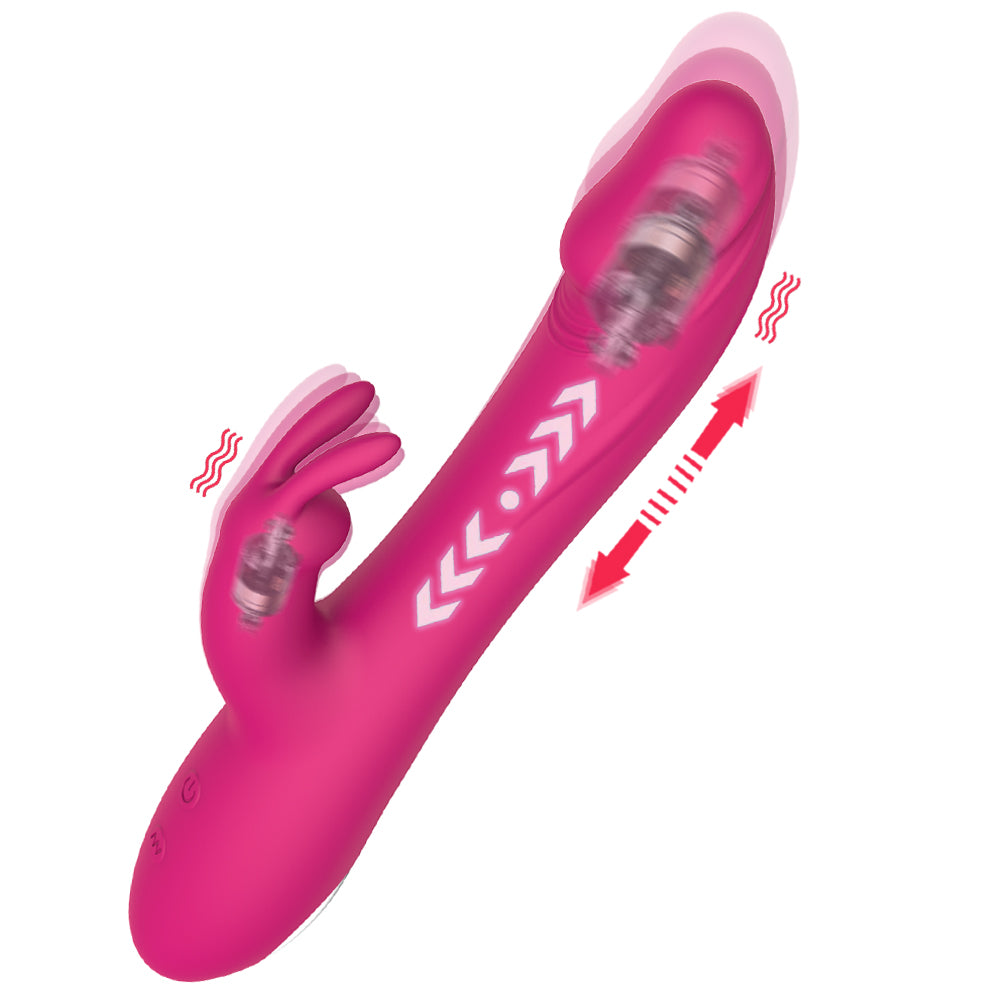 Adult Silicone Bullet Vibradores Sexual Clitoral Pussy G Spot Dildo Rabbit Vibrator For Women Sex Toy WZ013