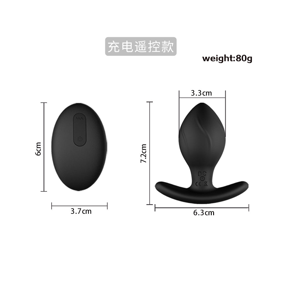 4PCS 10 Vibrating Butt Plug Set Anal Plug , Remote Control P Spot Anal Dildo Toy Male Adult Sex Toys for Men Women and Couple