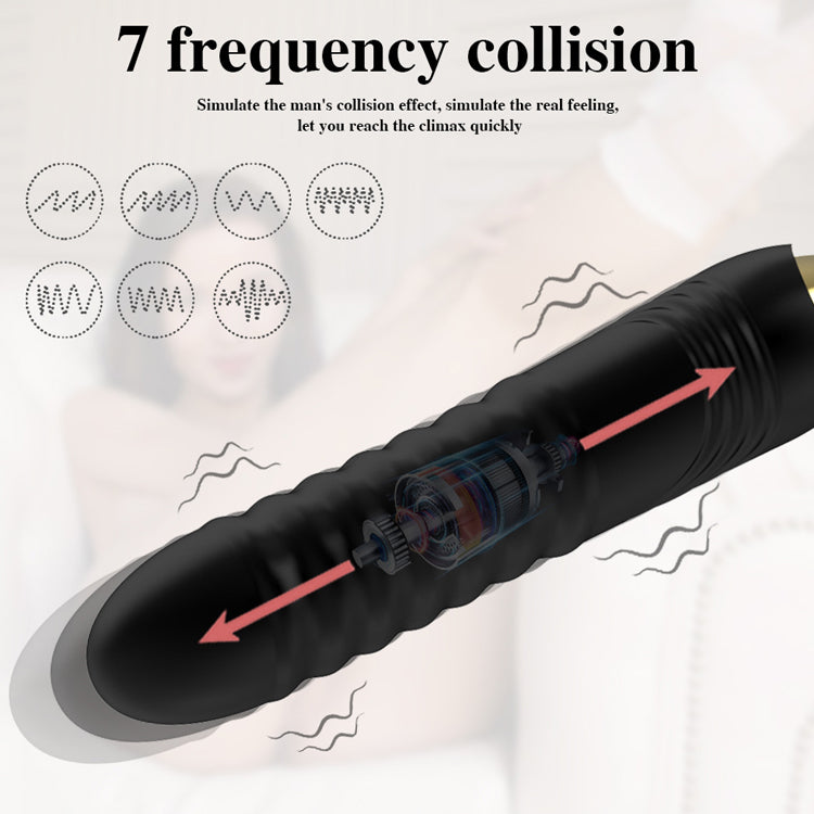 Black Rose Shape Vagina Sucking Vibrator Intimate Good Nipple Sucker Oral Licking Clitoris Stimulation Powerful Sex Toys for Women MGH6F