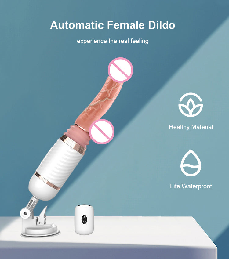 Factory Wholesale Smart Automatic Sex Toy Electric Female Private Vibrator Dildo Thrusting Sex Machine for Women DS01