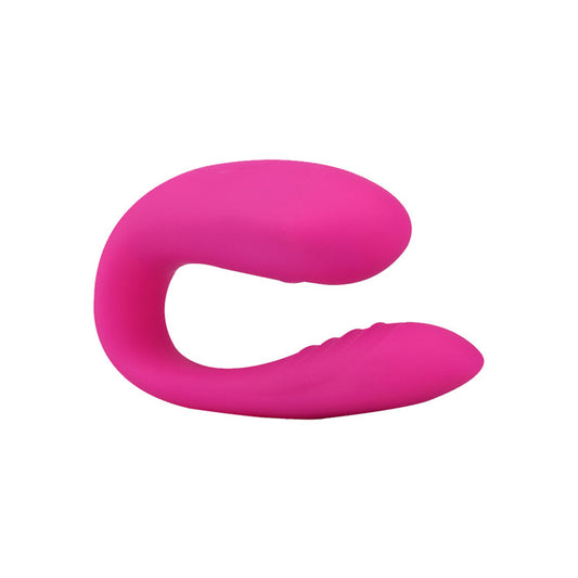 Medical Silicone 10 Speeds Vibration USB Rechargeable Couple Double Head Vibrator AVG105