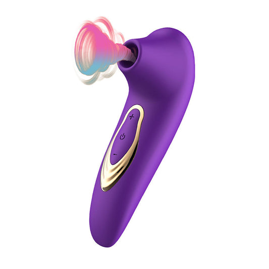 Silicone strong sucking Adult Sucking Vibrator AVG104